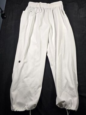 Jordan White Men's Drawstring Jogger Sweatpants